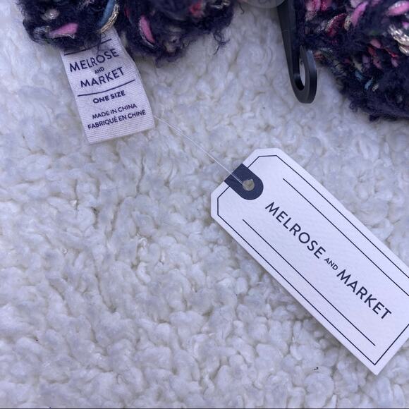 Melrose and Market Black Multicolor Knit Gloves - Picture 6 of 6